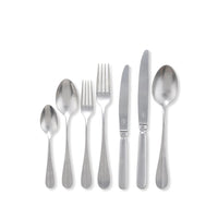 The Voyage Dubai - S&B French Baguette Stone Wash 7 pcs Cutlery Set - Elegant yet understated, the French Baguette Stonewash Cutlery brings timeless sophistication to any table. The sleek, tapering handles are paired with a rustic, stonewashed finish for a beautifully worn, vintage feel. Perfect for everyday meals or special gatherings.
