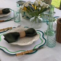 Handblown Syrian Recycled Bubble Tumbler (Clear) - Set of 6