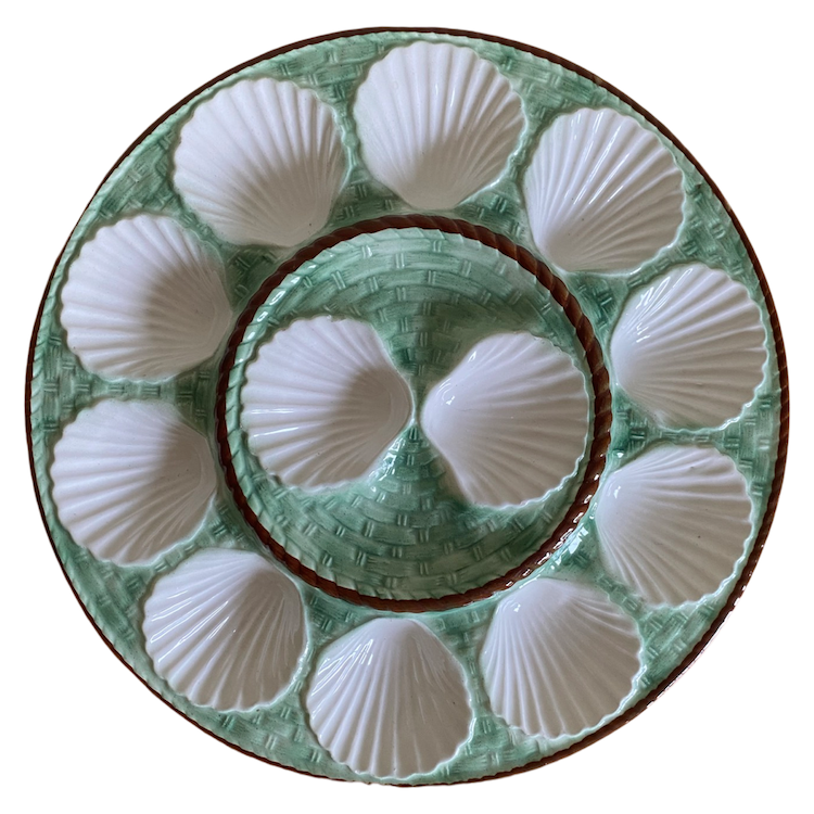 Oyster top serving dish