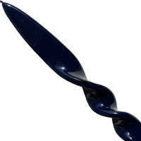 Set of Two Twist Candles in Blue - The Voyage Dubai