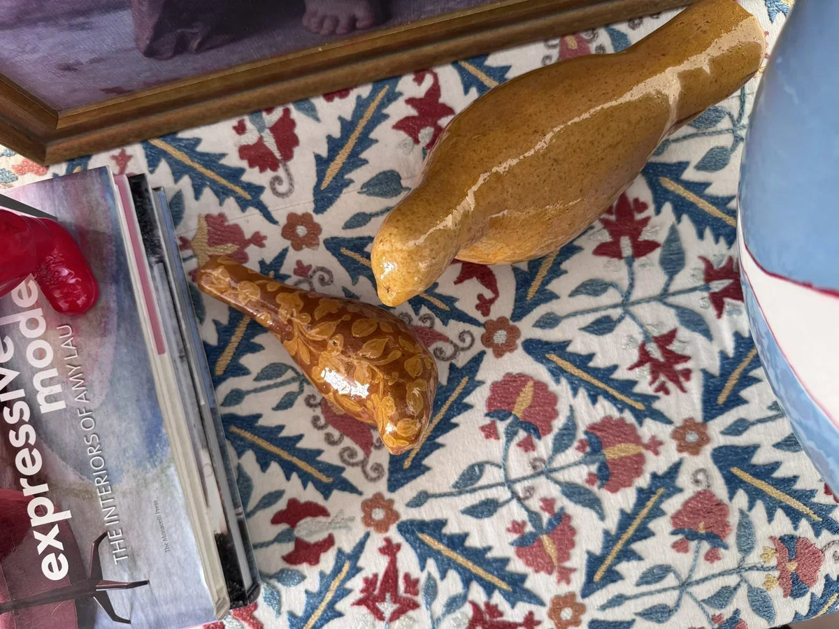 Two ceramic birds, a thoughtful gift