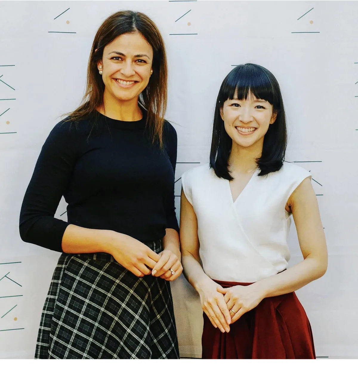 Stephanie, Founder of The Voyage Dubai with Marie Kondo in London - April 2019 