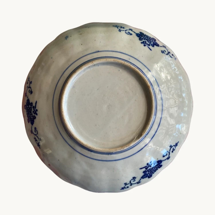 Antique Japanese Imari Scalloped Plate 2 - The Voyage Dubai