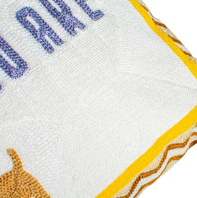 Be The Person Your Dog Thinks You Are Needlepoint Cushion by The Pillow Drop