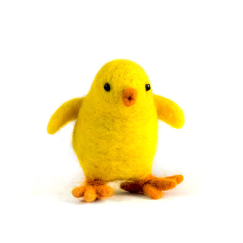 The Voyage Dubai - Felted Wool Chick  A sweet addition to your Spring or Easter decorations, this felted wool chick is handmade by Mayan Hands artisan partners in the Guatemalan highlands.  This cheerful little guy has a big personality and loves to spend time with other barnyard pals. 