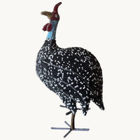 The Voyage Dubai - Hand - Beaded Guinea fowl 