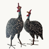 The Voyage Dubai - Hand - Beaded Guinea fowl 