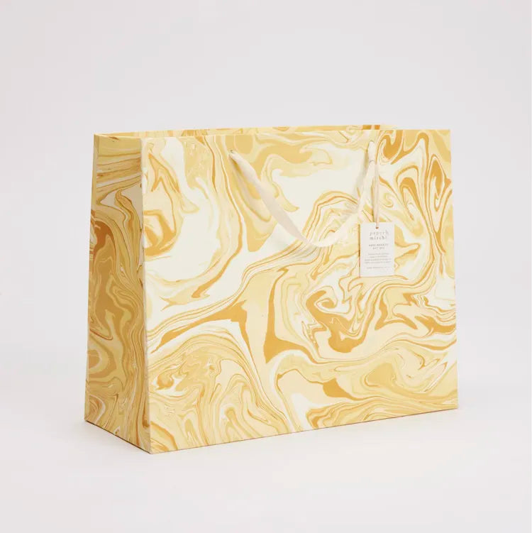 The Voyage Dubai - Hand Marbled Gift Bags (Large) - Celebration Free Spirit Champagne
