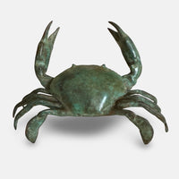 The Voyage Dubai - Bronze Crab sculpture - A lovely decorative piece, designed to be displayed on a table or desk, this metal crab is full of character, displaying beautiful detail and workmanship and a wonderful patina.