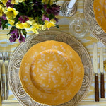 Mallorcan Ikat Tablecloth in Buttercup