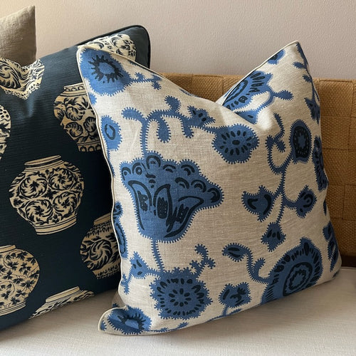 Cornflower shop blue cushions