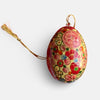 The Voyage Dubai - These decorative Easter eggs are handcrafted and painted by skilled artisans in beautiful kashmiri designs.  Made from willow wood and paper mache and individually painted in an assortment of rich, vibrant colours, they come ready with string for hanging and are finished with a gold tassel adding the final touch.  The perfect addition to your Easter tree or table. 