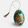 The Voyage Dubai - These decorative Easter eggs are handcrafted and painted by skilled artisans in beautiful kashmiri designs.  Made from willow wood and paper mache and individually painted in an assortment of rich, vibrant colours, they come ready with string for hanging and are finished with a gold tassel adding the final touch.  The perfect addition to your Easter tree or table. 