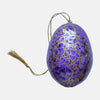 The Voyage Dubai - These decorative Easter eggs are handcrafted and painted by skilled artisans in beautiful kashmiri designs.  Made from willow wood and paper mache and individually painted in an assortment of rich, vibrant colours, they come ready with string for hanging and are finished with a gold tassel adding the final touch.  The perfect addition to your Easter tree or table. 