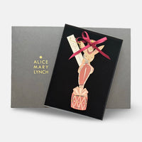 The Voyage Dubai - Mulberry Hare Hand Painted Wooden Ornament by Alice Mary Lynch