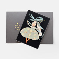 The Voyage Dubai - Blue Diamond Gala Hand Painted Wooden Ornament by Alice Mary Lynch 