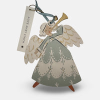 The Voyage Dubai - Winter Spirit Hand Painted Wooden Ornament by Alice Mary Lynch