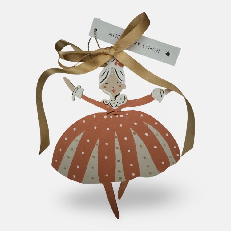 The Voyage Dubai - Joyful Gala Hand Painted Wooden Ornament by Alice Mary Lynch 