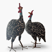 The Voyage Dubai - Hand-Beaded Guineafowl

Hand-beaded sculptures designed in Cape Town by Marguerite Mavros Macdonald and crafted by Zimbabwean artisans supported through Bros on the Road, a not-for-profit organisation founded in 2020.