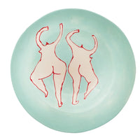 The Voyage Dubai - Dancing Queen Blue Dinner Plate