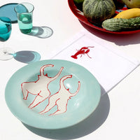 The Voyage Dubai - Dancing Queen Blue Dinner Plate