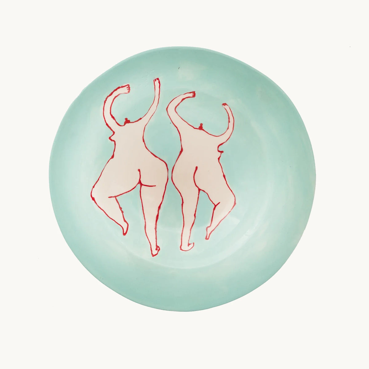 The Voyage Dubai - Dancing Queen Blue Dinner Plate
