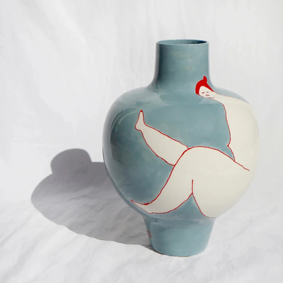 The Voyage Dubai - Queen Blue Large Vase