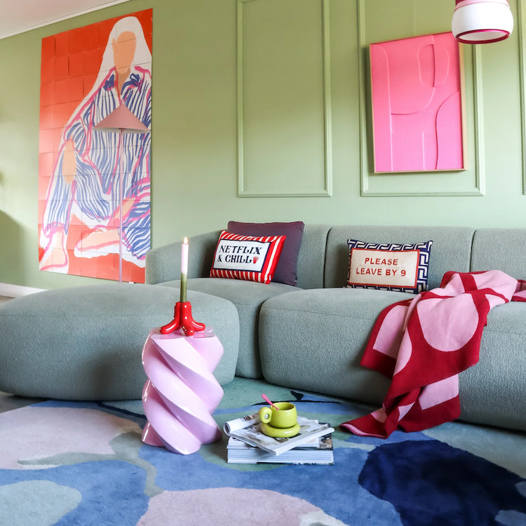 The Voyage Dubai - Netflix & Chill Needlepoint Cushion