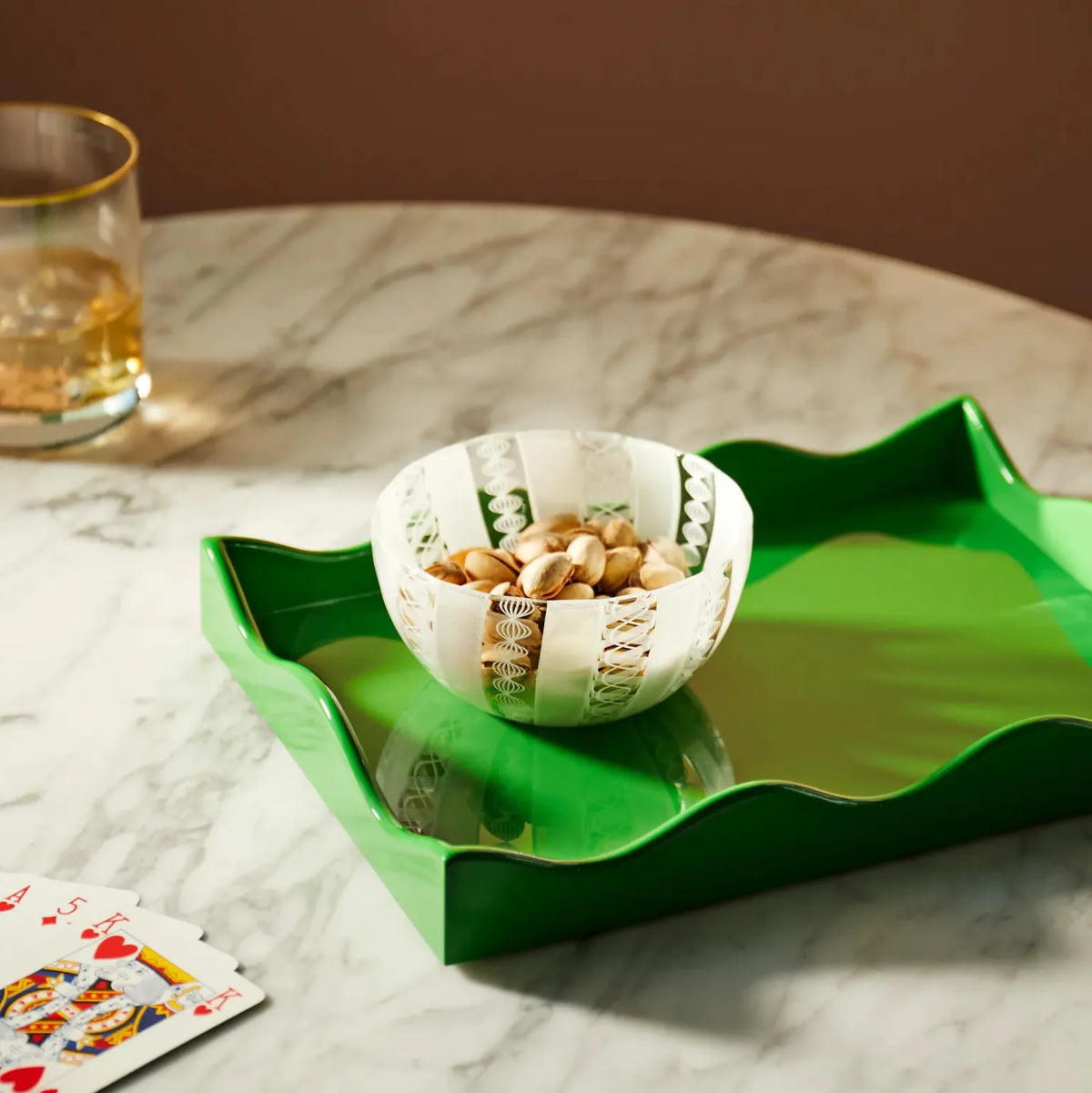 The Voyage Dubai - Small Belles Rives Tray by The Lacquer Company