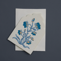 The Voyage Dubai - This boxed set of luxury notecards/envelopes is a stationery lover's dream. Each set features 6 beautiful, die-cut notecards and envelopes, handcrafted by artisans in India, using traditional techniques of wood block printing and hand marbling.