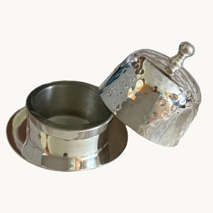 The Voyage Dubai - Silver Plated Butter Dish 
