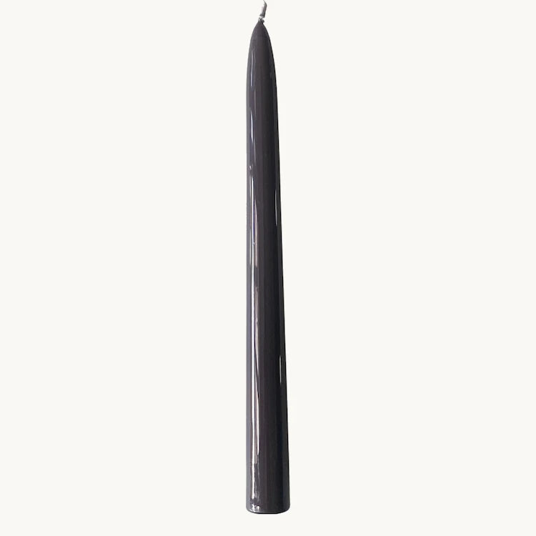 Tapered Candle in Aubergine