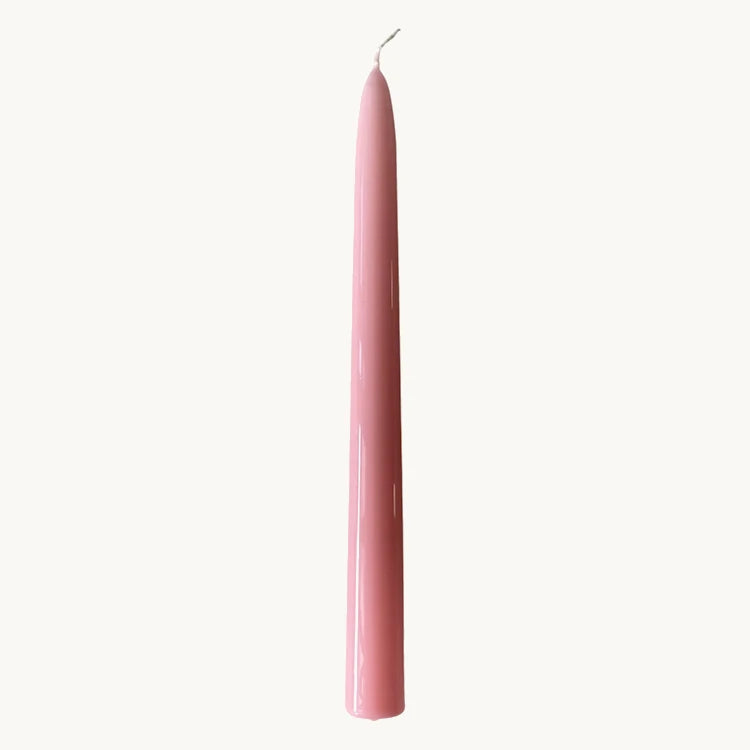 Tapered Candle in Pink