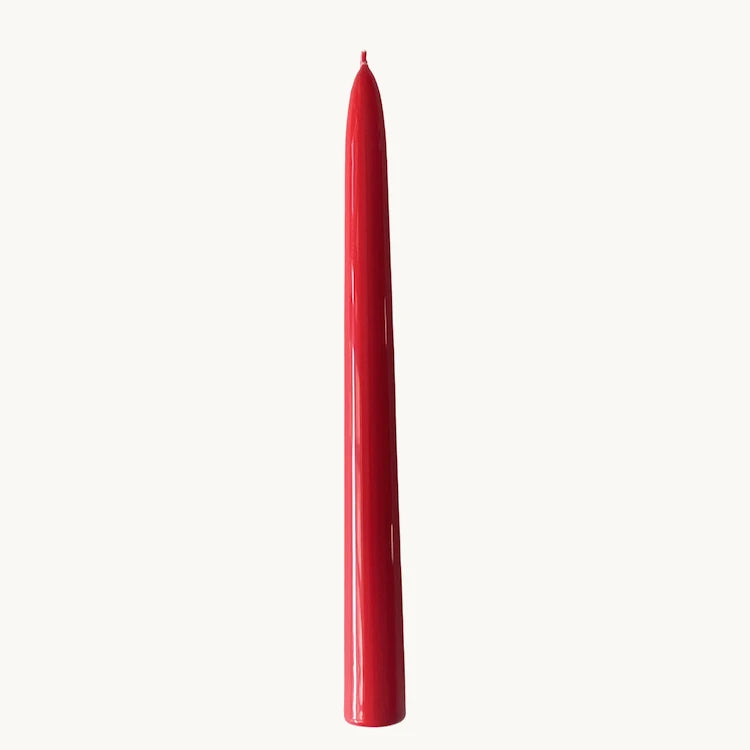 Tapered Candle in Red