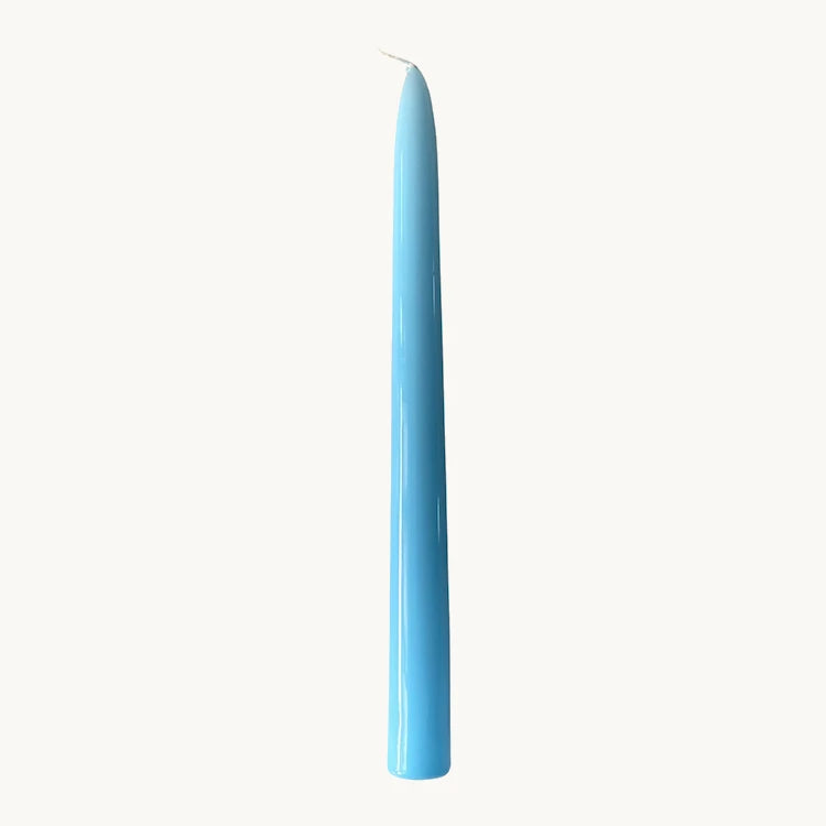 Tapered Candles in Light Blue