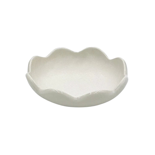 The Voyage Dubai - Scalloped Peanut Bowl   The scalloped peanut bowl was made for sharing and is the perfect accompaniment to your favourite aperitivos. 