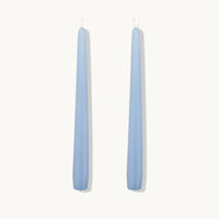 S&B Set of 2 Tapered Candles Blue
