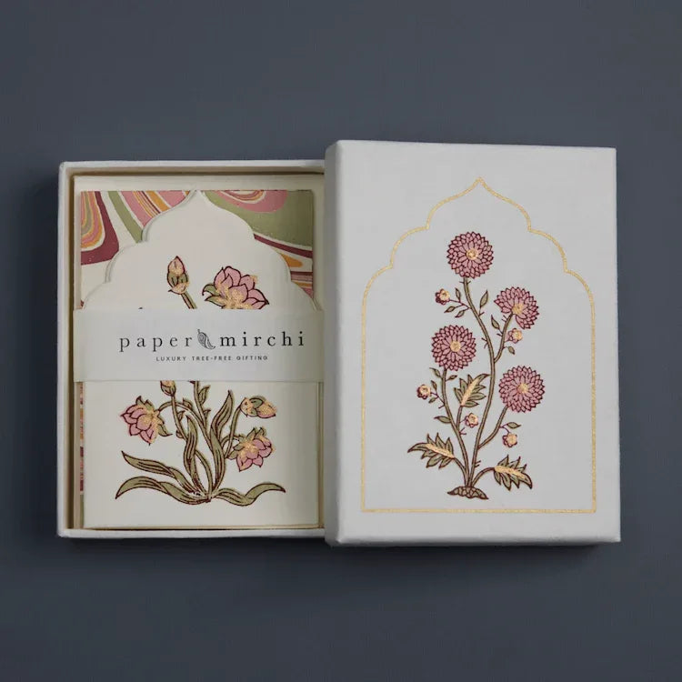 Boxed Artisan Notecard Set - Sandook Quartz - The Voyage Dubai