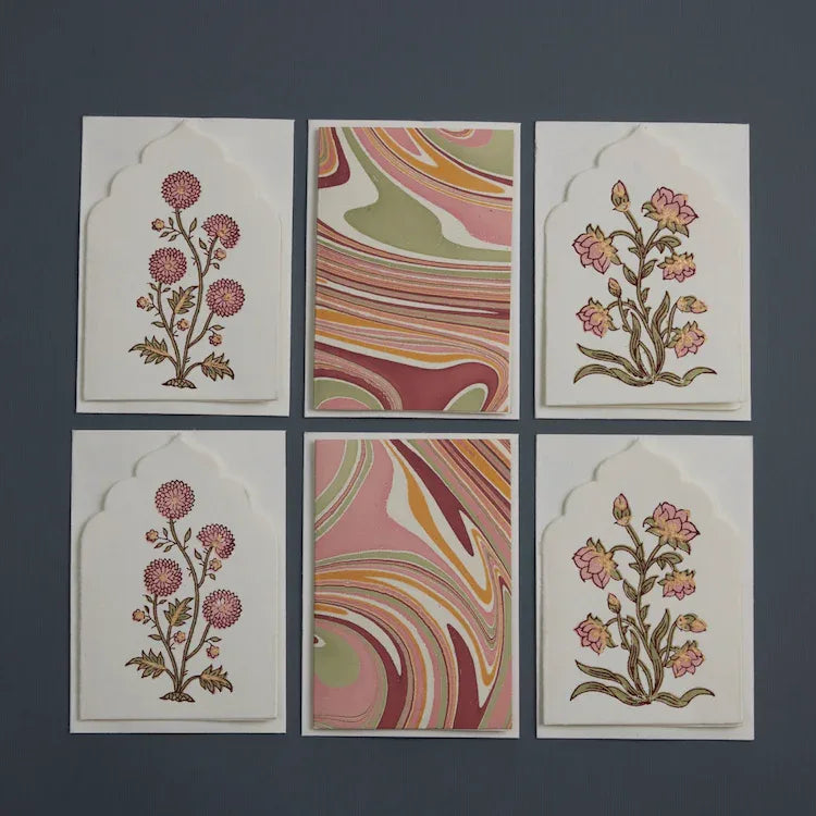 Boxed Artisan Notecard Set - Sandook Quartz - The Voyage Dubai