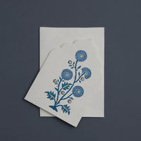 Boxed Artisan Notecard Set - Sandook Sapphire - The Voyage Dubai