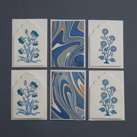 Boxed Artisan Notecard Set - Sandook Sapphire - The Voyage Dubai
