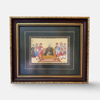 Framed Original Ottoman Soldiers Miniature Painting - The Voyage Dubai