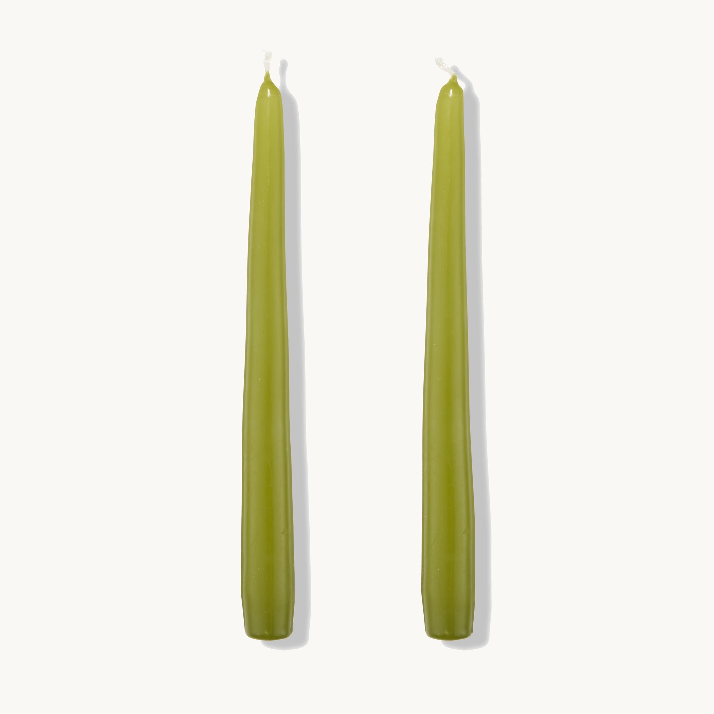 S&B Set of 2 Tapered Candles Green