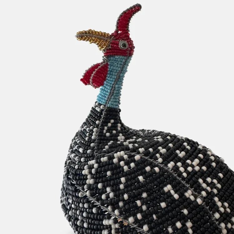 Hand - Beaded Guineafowl - The Voyage Dubai
