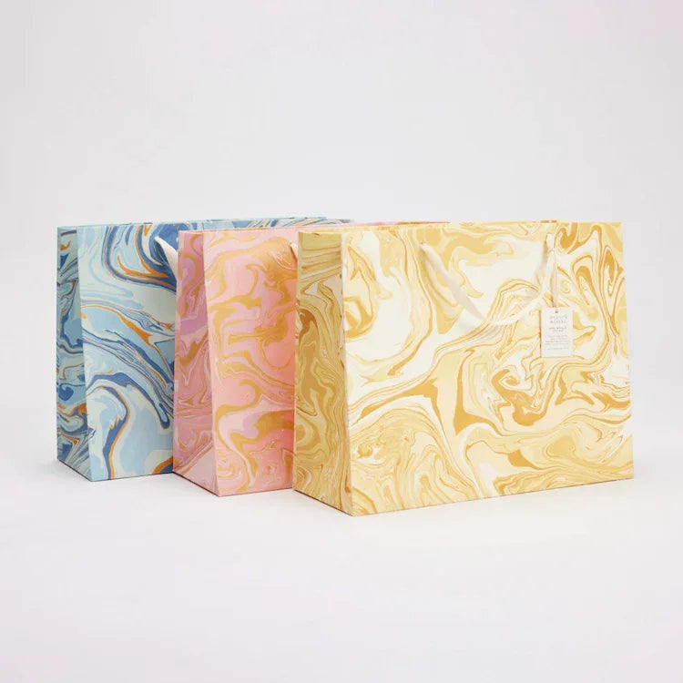 Hand Marbled Gift Bags (Large) - Celebration - The Voyage Dubai