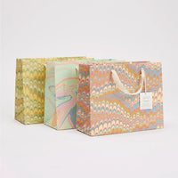 Hand Marbled Gift Bags (Medium) - Bouquet - The Voyage Dubai
