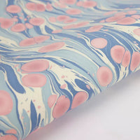 Hand Marbled Wrapping Paper Sheets - Assorted Pack of 6 - The Voyage Dubai