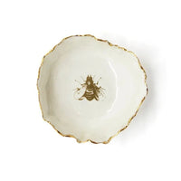 HB Jagged Bowl with Hand Painted Bee, 7cm - The Voyage Dubai