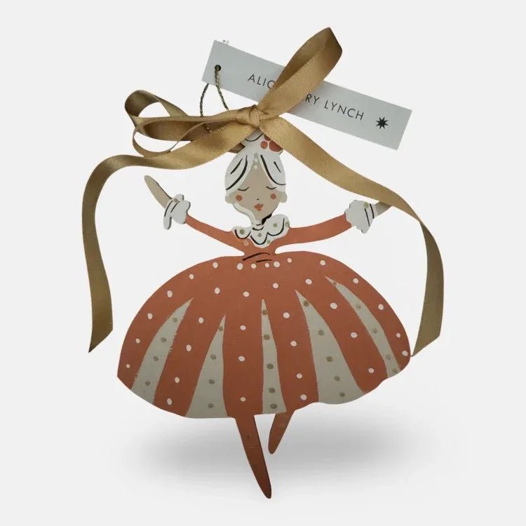 Joyful Gala Hand Painted Wooden Ornament by Alice Mary Lynch - The Voyage Dubai