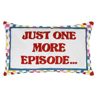 Just One More Episode Needlepoint Cushion - The Voyage Dubai